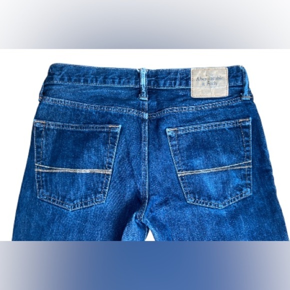 Abercrombie & Fitch 1892 Jeans Men’s 31x30 Relaxed Fit Button Fly Blue Denim - Picture 3 of 7